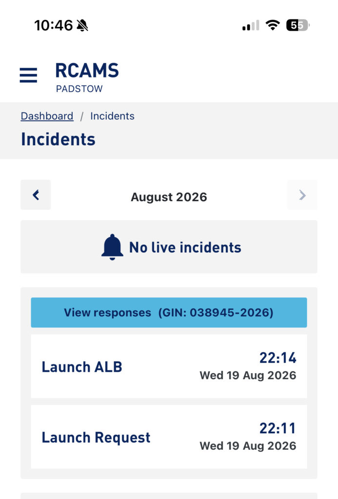 rescue pager timings