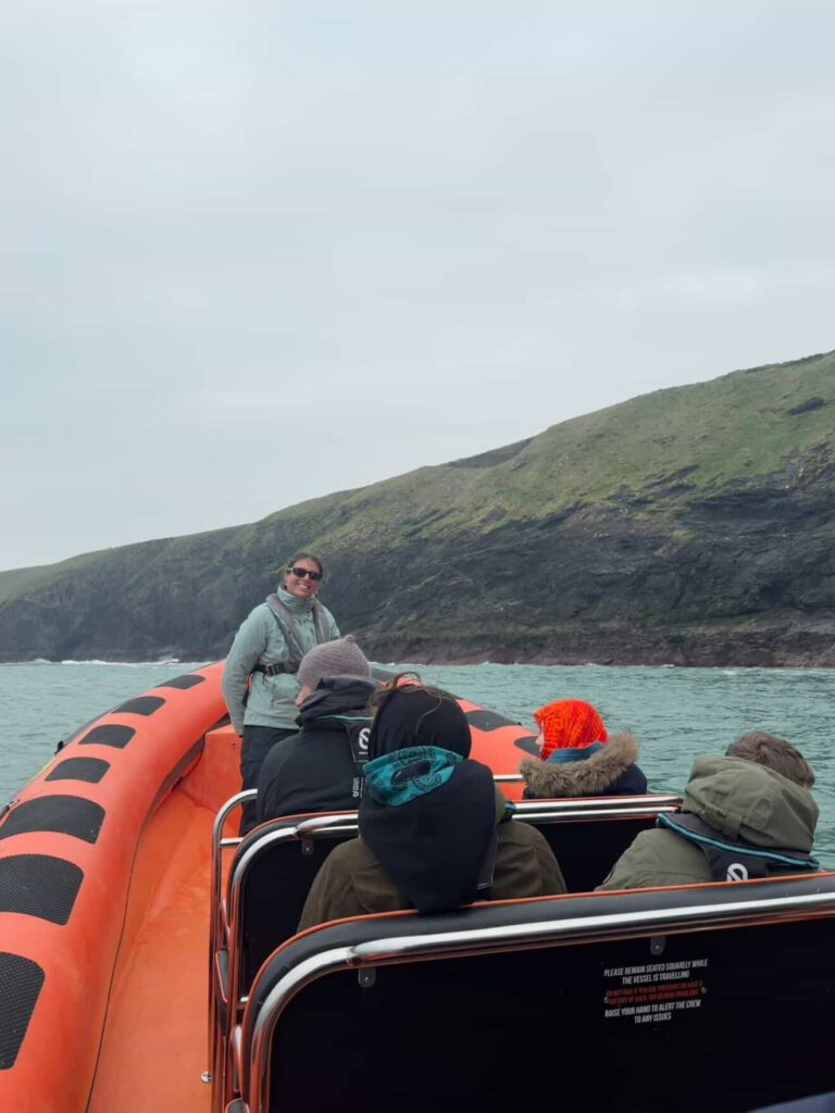 esme wildlife guide at padstow sealife safaris