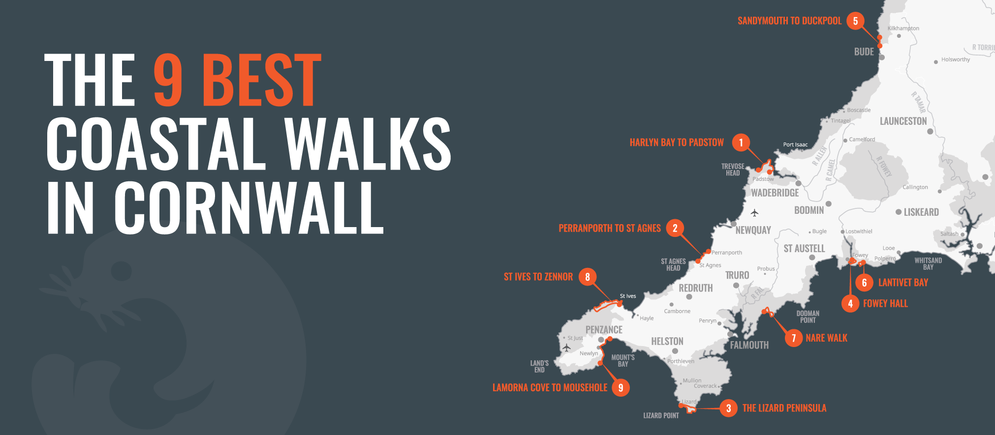 cornish coastal walks map