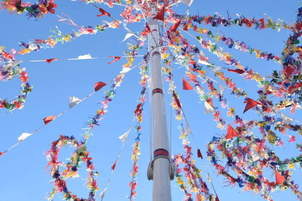 Maypole on MayDay in Padstow